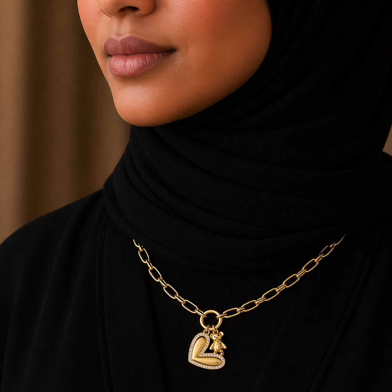 سلسلة قلب ناعم بلمسة أنثوية راقية