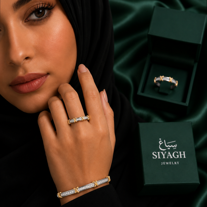 خاتم مع أسوار-تيفاني